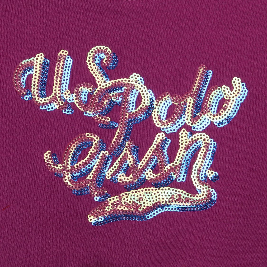 U.S. POLO ASSN. KIDS Girls Sequinned Sweatshirt