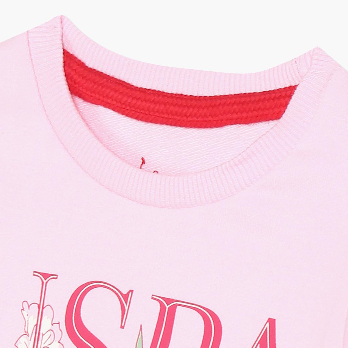U.S. POLO ASSN. KIDS Girls Printed Sweatshirt