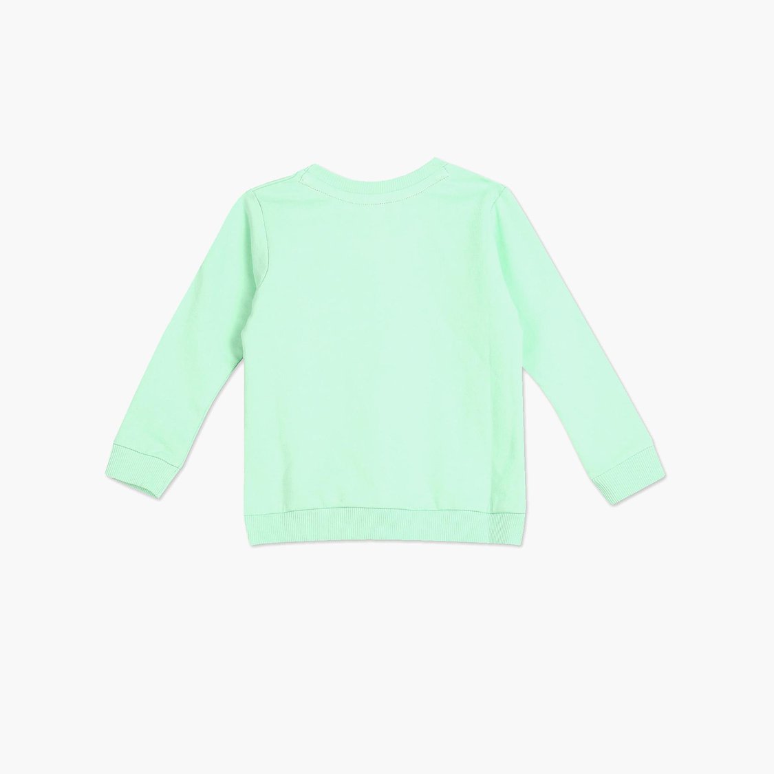 U.S. POLO ASSN. KIDS Girls Printed Crew Neck Sweatshirt