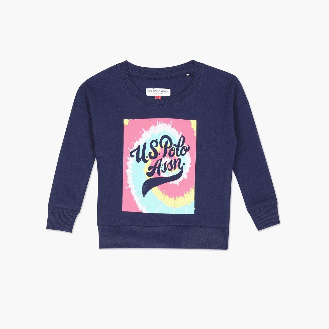 U.S. POLO ASSN. KIDS Girls Printed Sweatshirt