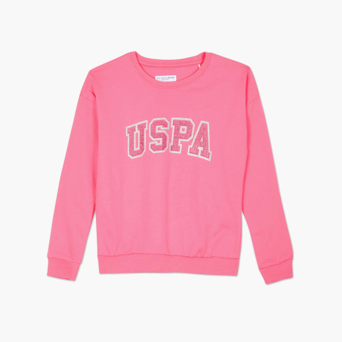 U.S. POLO ASSN. KIDS Girls Printed Sweatshirt