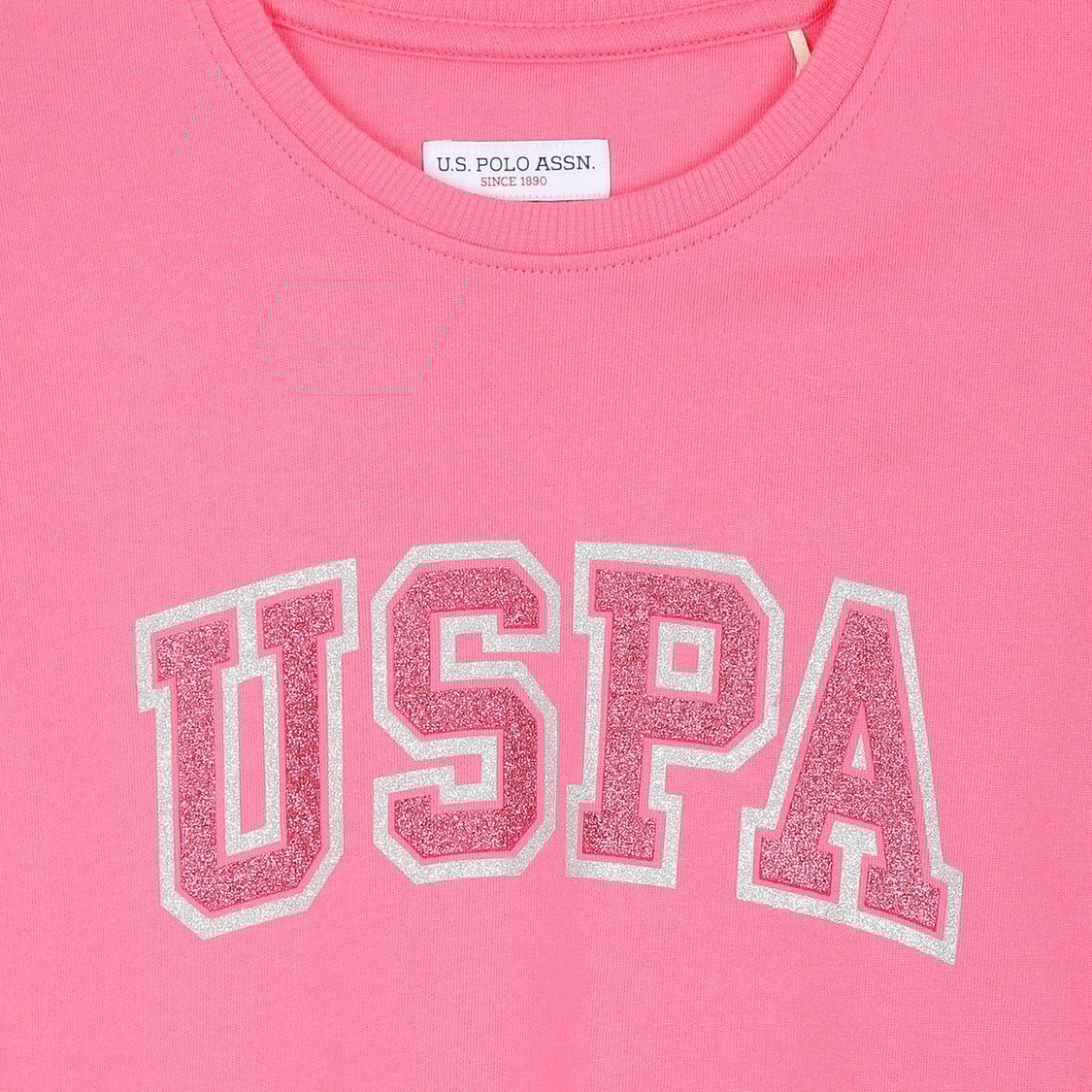 U.S. POLO ASSN. KIDS Girls Printed Sweatshirt
