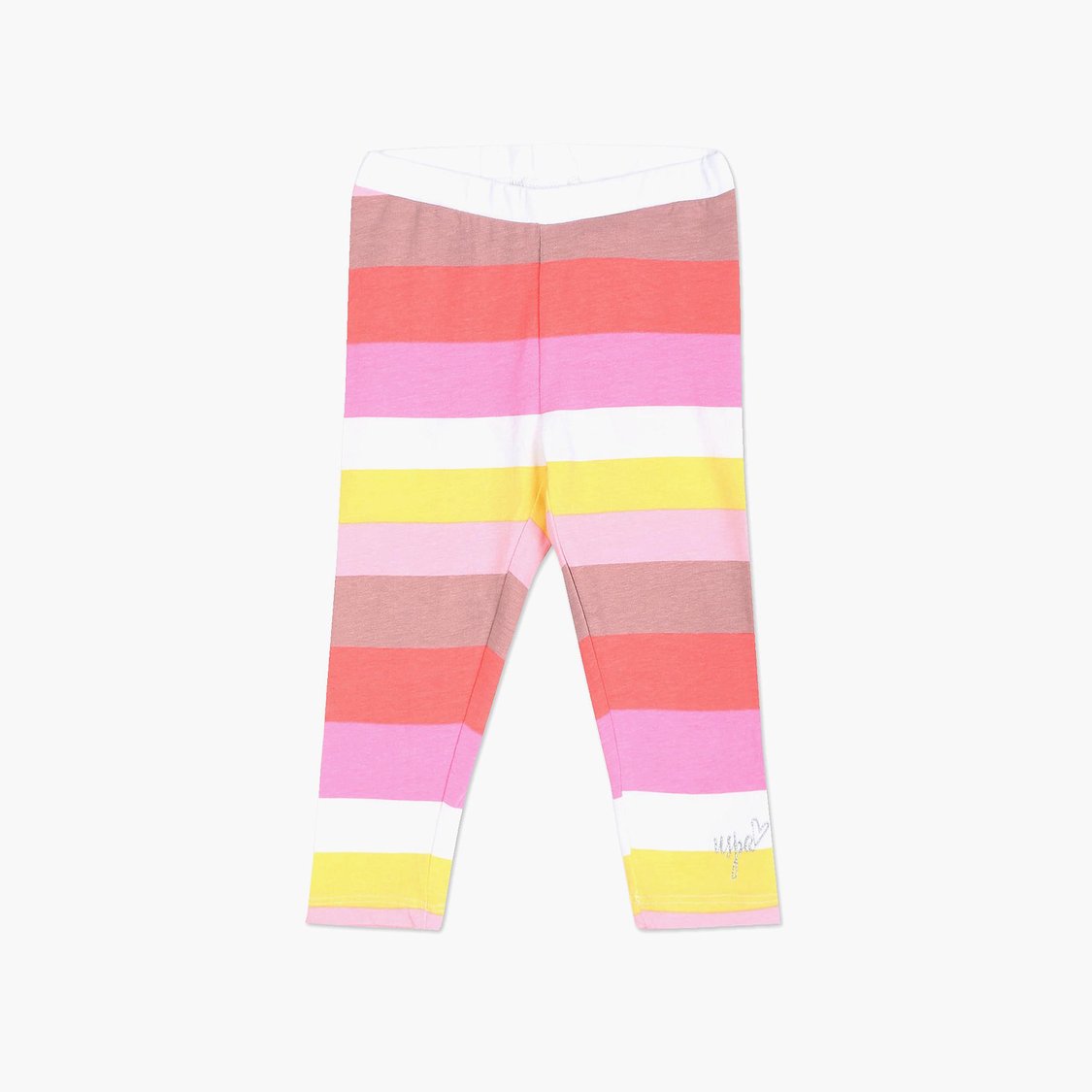 U.S. POLO ASSN. KIDS Girls Striped Leggings