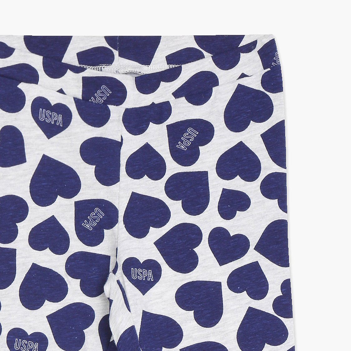 U.S. POLO ASSN. KIDS Girls Printed Leggings