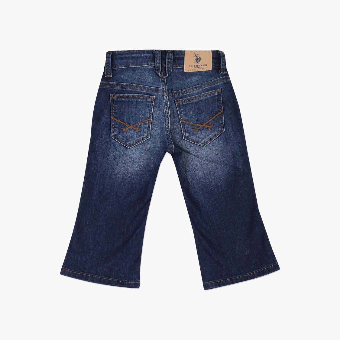 U.S. POLO ASSN. KIDS Boys Stonewashed Authentic Jeans (Bootcut Fit)