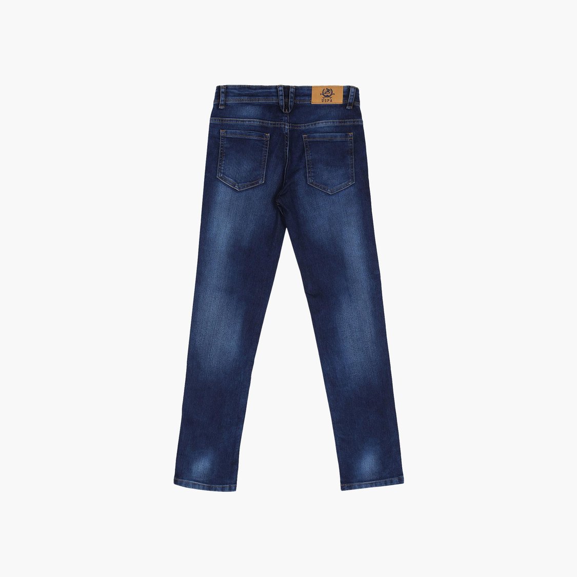 U.S. POLO ASSN. Boys Stonewashed Skinny Fit Jeans