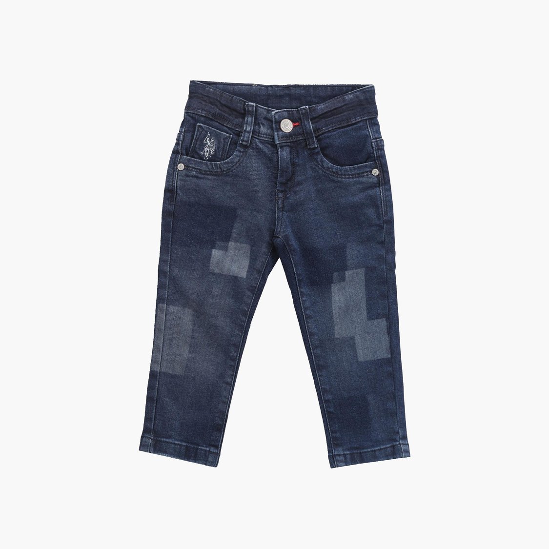 U.S. POLO ASSN. KIDS Boys Laser Finish Authentic Jeans (Slim Fit)