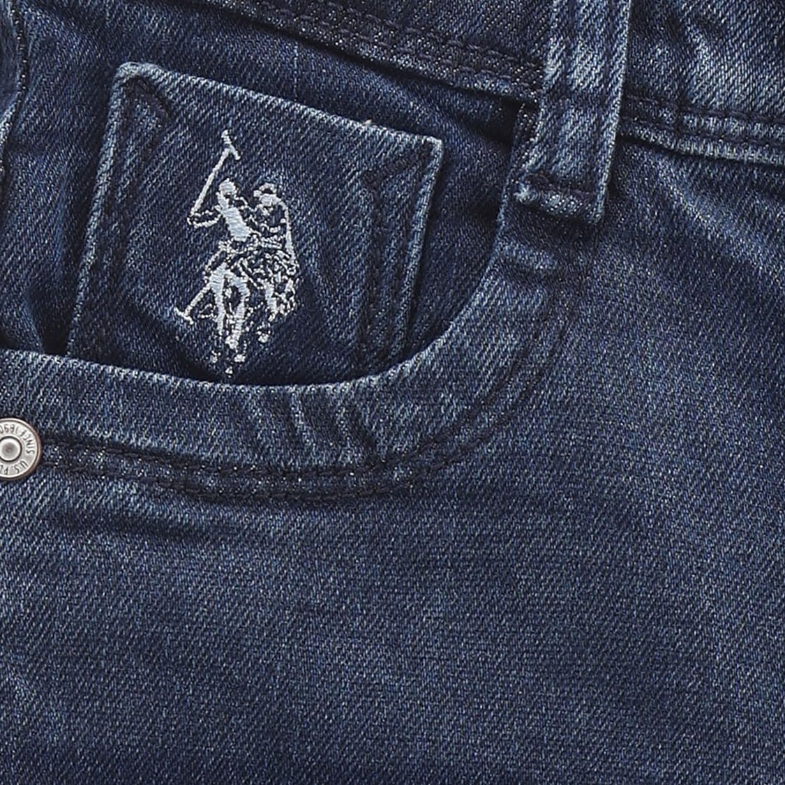 U.S. POLO ASSN. KIDS Boys Laser Finish Authentic Jeans (Slim Fit)