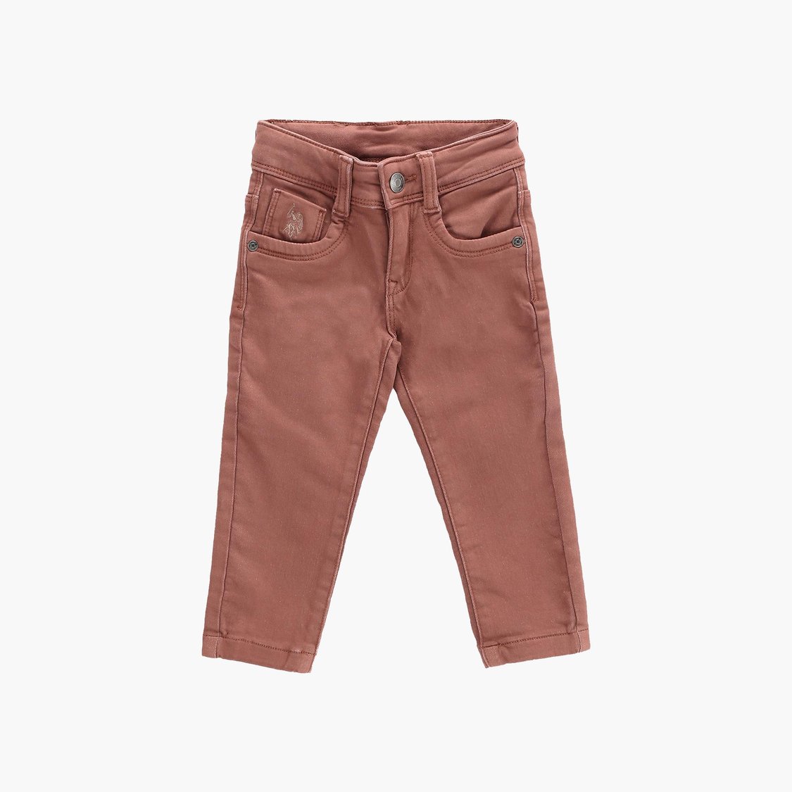 U.S. POLO ASSN. KIDS Boys Coloured Slim Fit Jeans