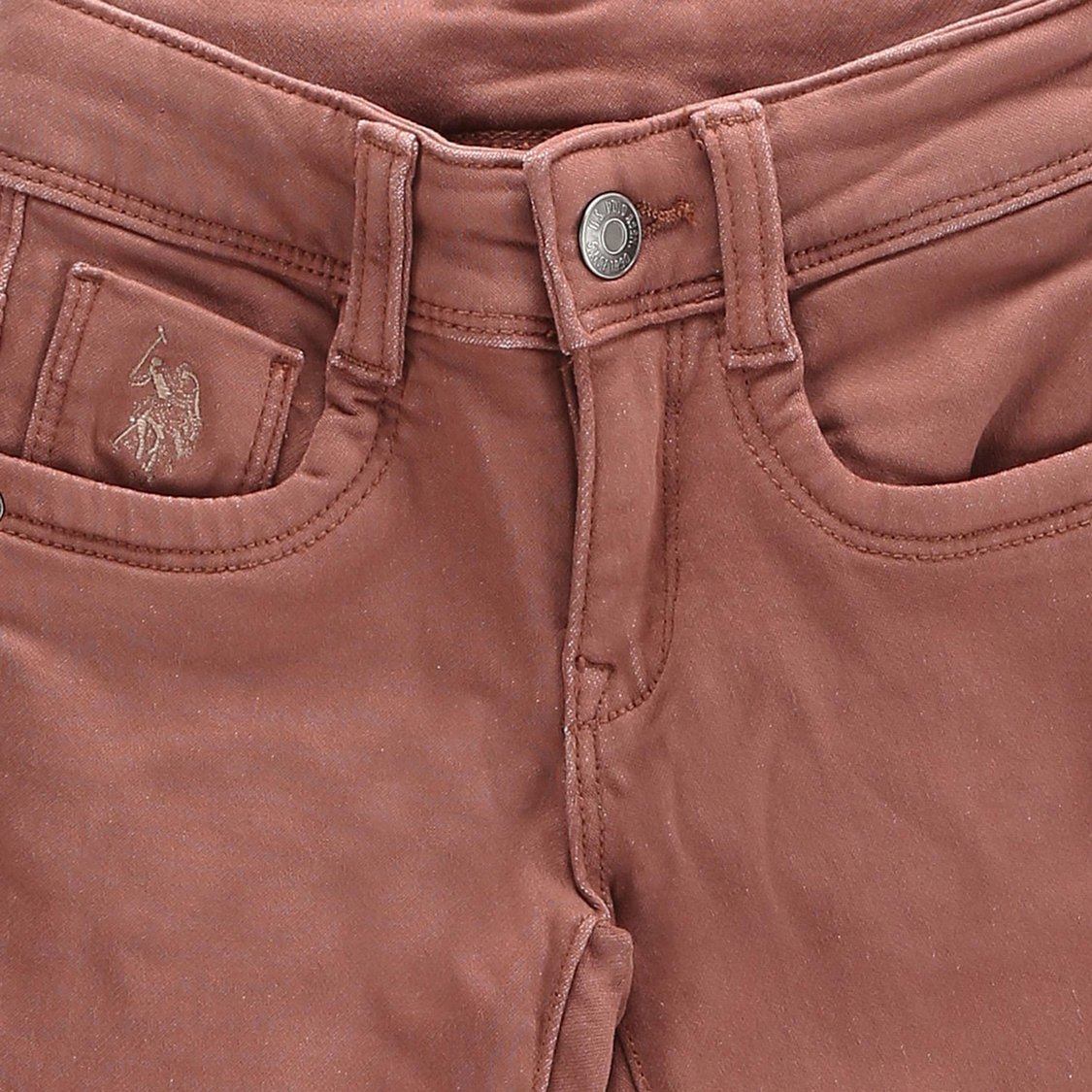 U.S. POLO ASSN. KIDS Boys Coloured Slim Fit Jeans