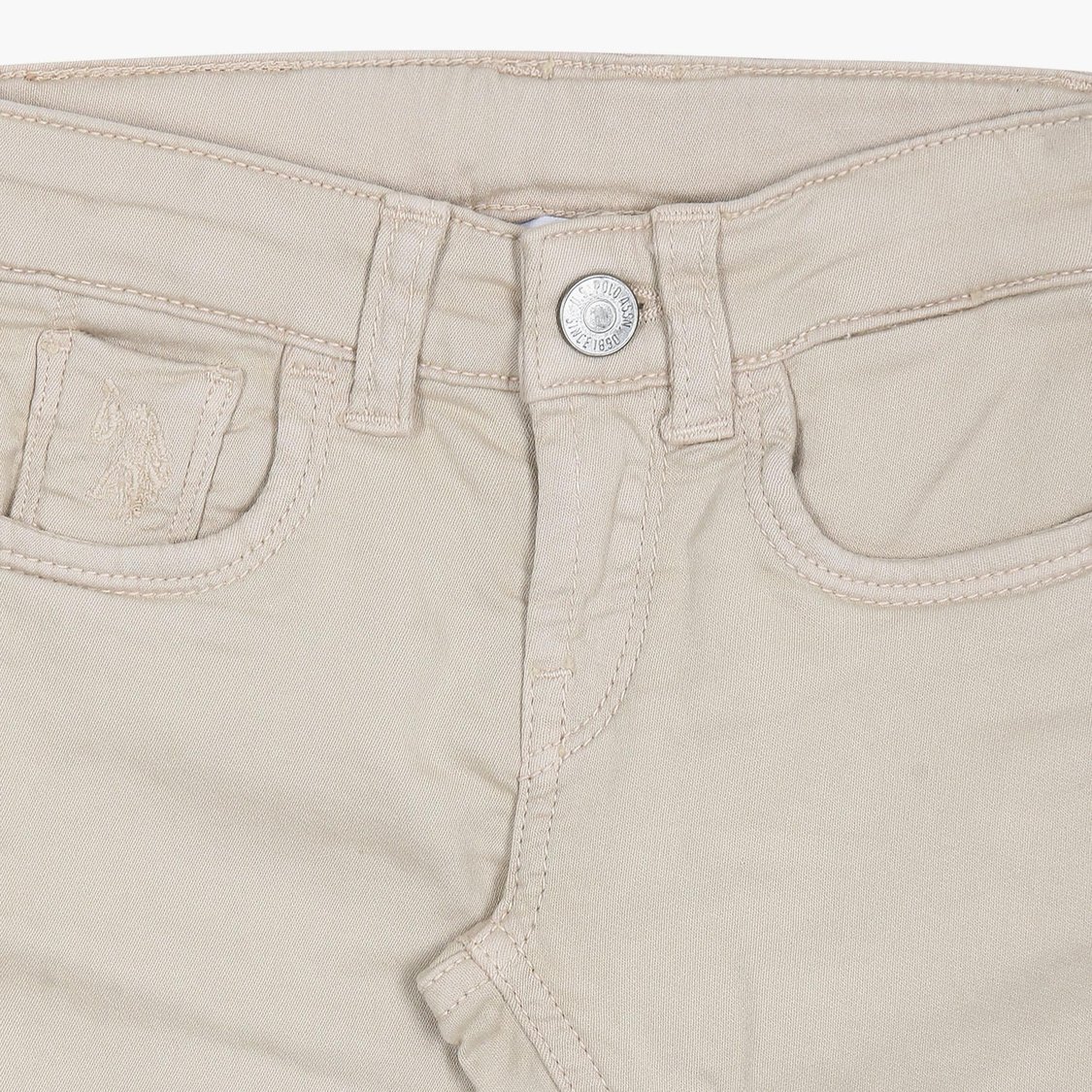 U.S. POLO ASSN. KIDS Boys Solid Slim Fit Jeans