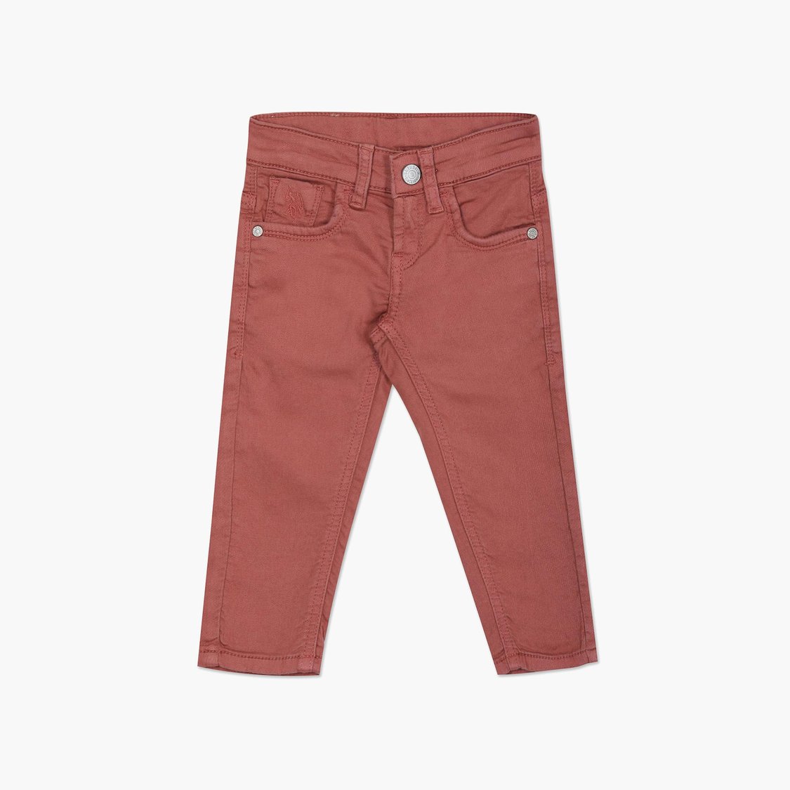 U.S. POLO ASSN. KIDS Boys Solid Slim Fit Jeans