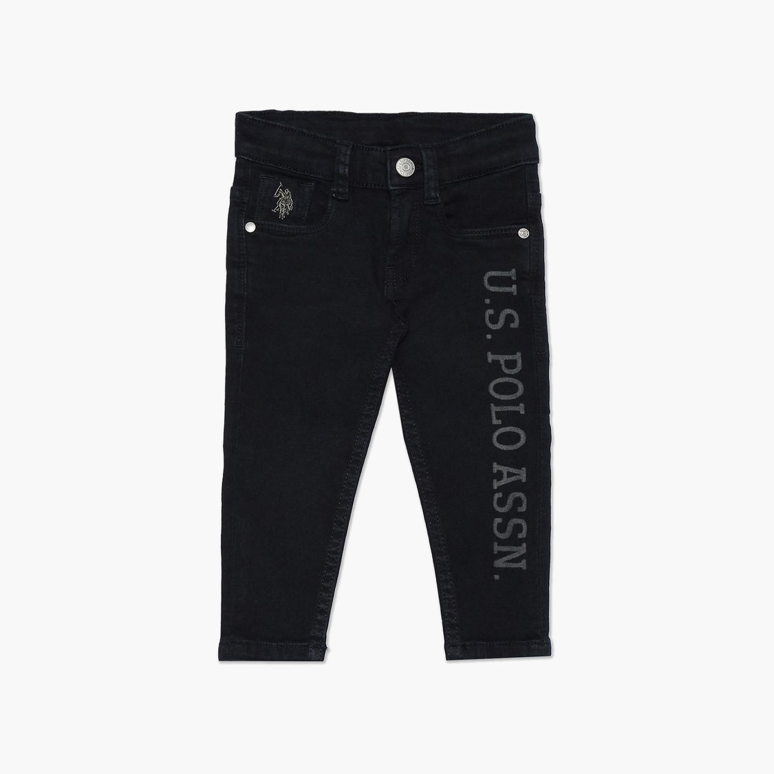U.S. POLO ASSN. KIDS Boys Dark-Washed Skinny Fit Jeans