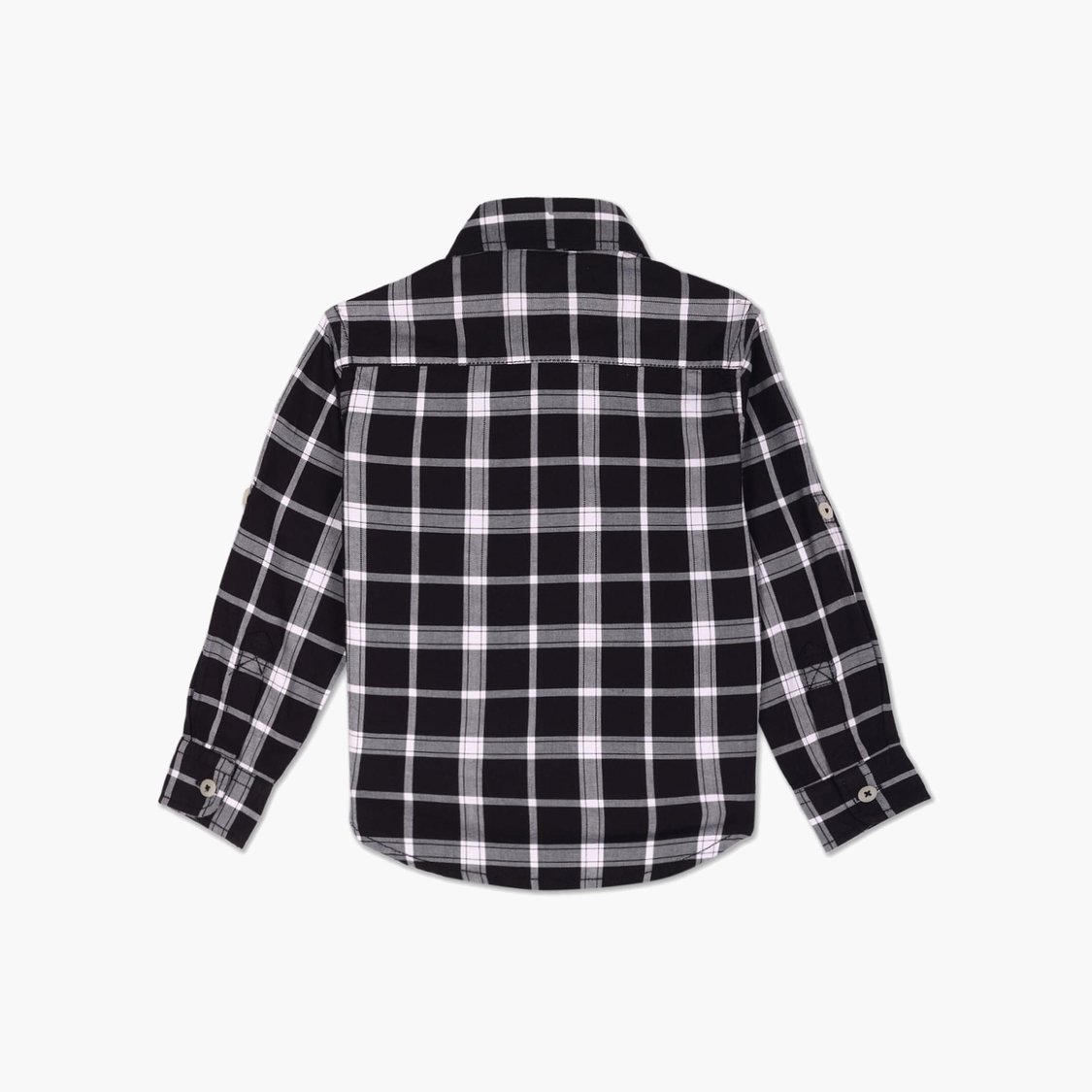 U.S. POLO ASSN. KIDS Boys Check Twill Shirt