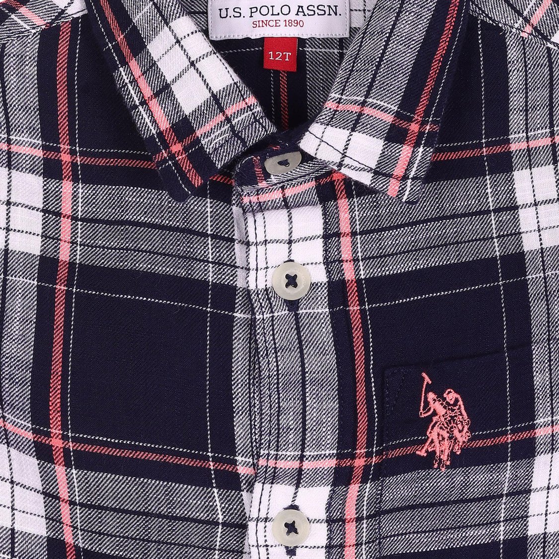 U.S. POLO ASSN. KIDS Boys Checked Shirt