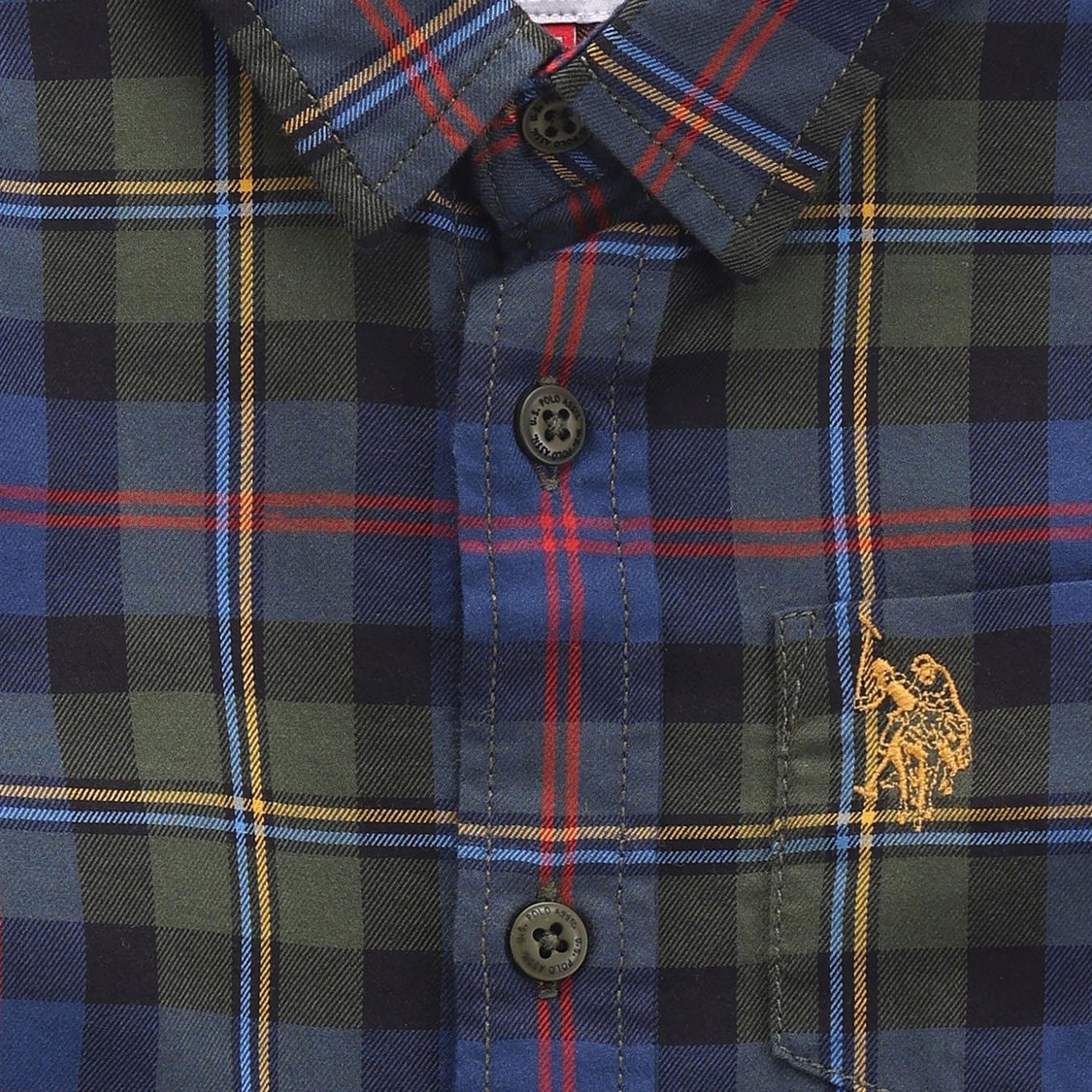 U.S. POLO ASSN. KIDS Boys Checked Shirt