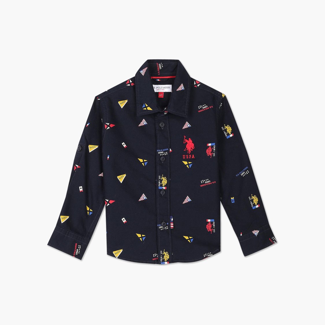 U.S. POLO ASSN. KIDS Boys Printed Shirt