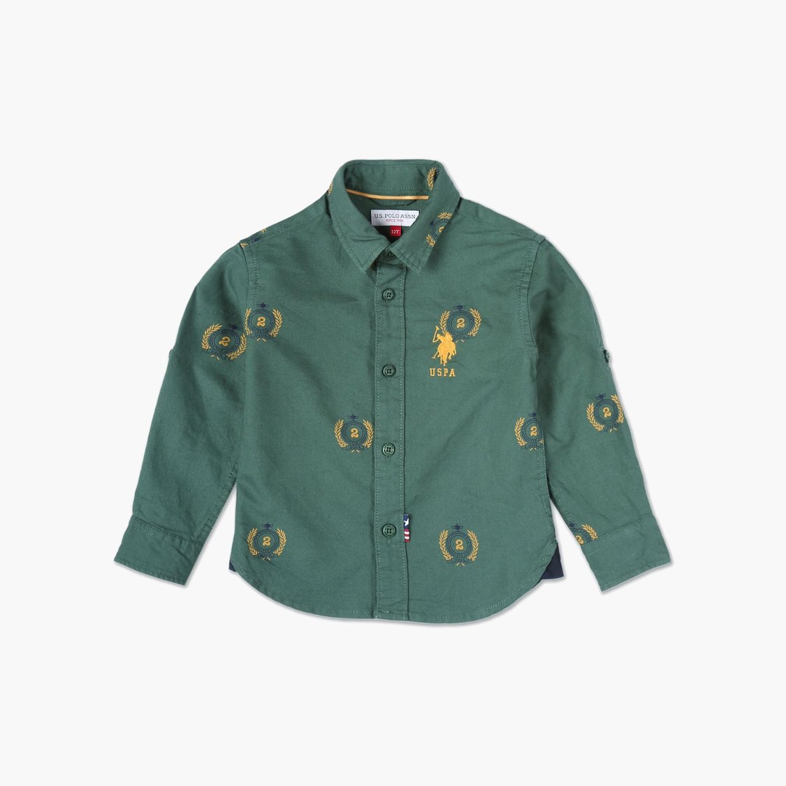 U.S. POLO ASSN. KIDS Boys Printed Shirt
