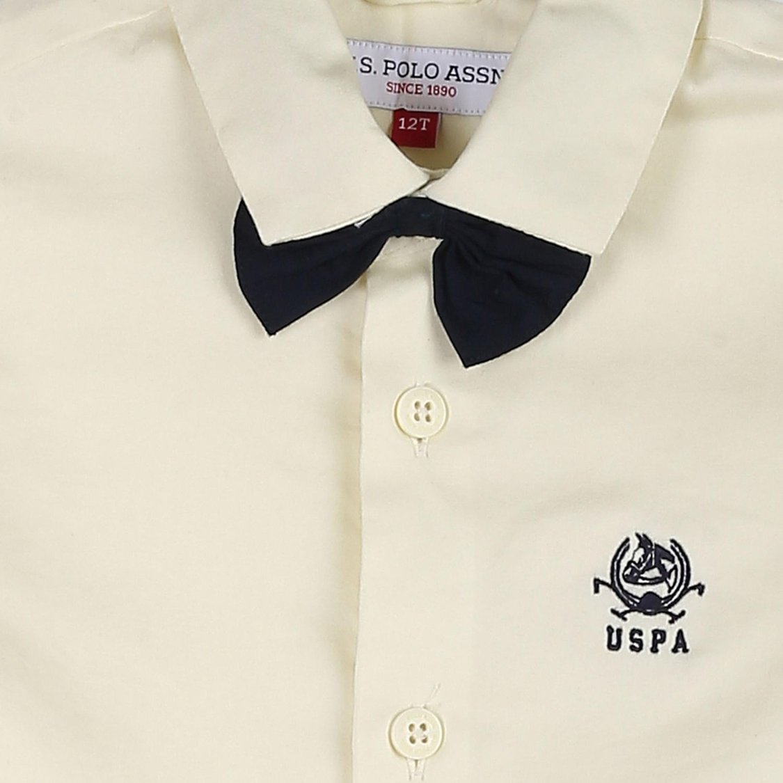 U.S. POLO ASSN. KIDS Boys Solid Regular Fit Shirt