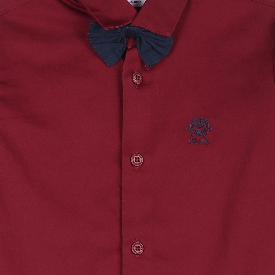 U.S. POLO ASSN. KIDS Boys Solid Shirt with Bow