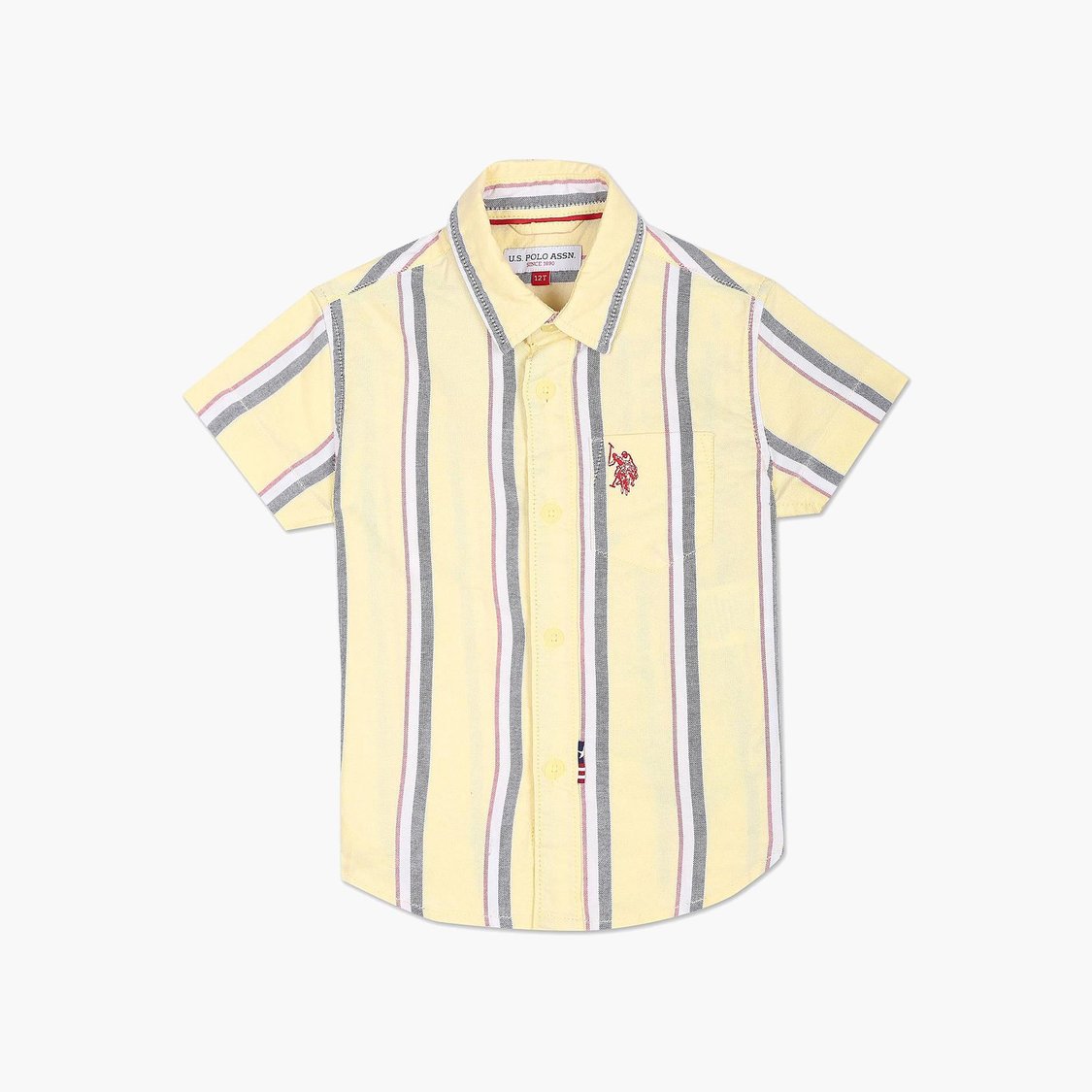 U.S. POLO ASSN. KIDS Boys Striped Shirt