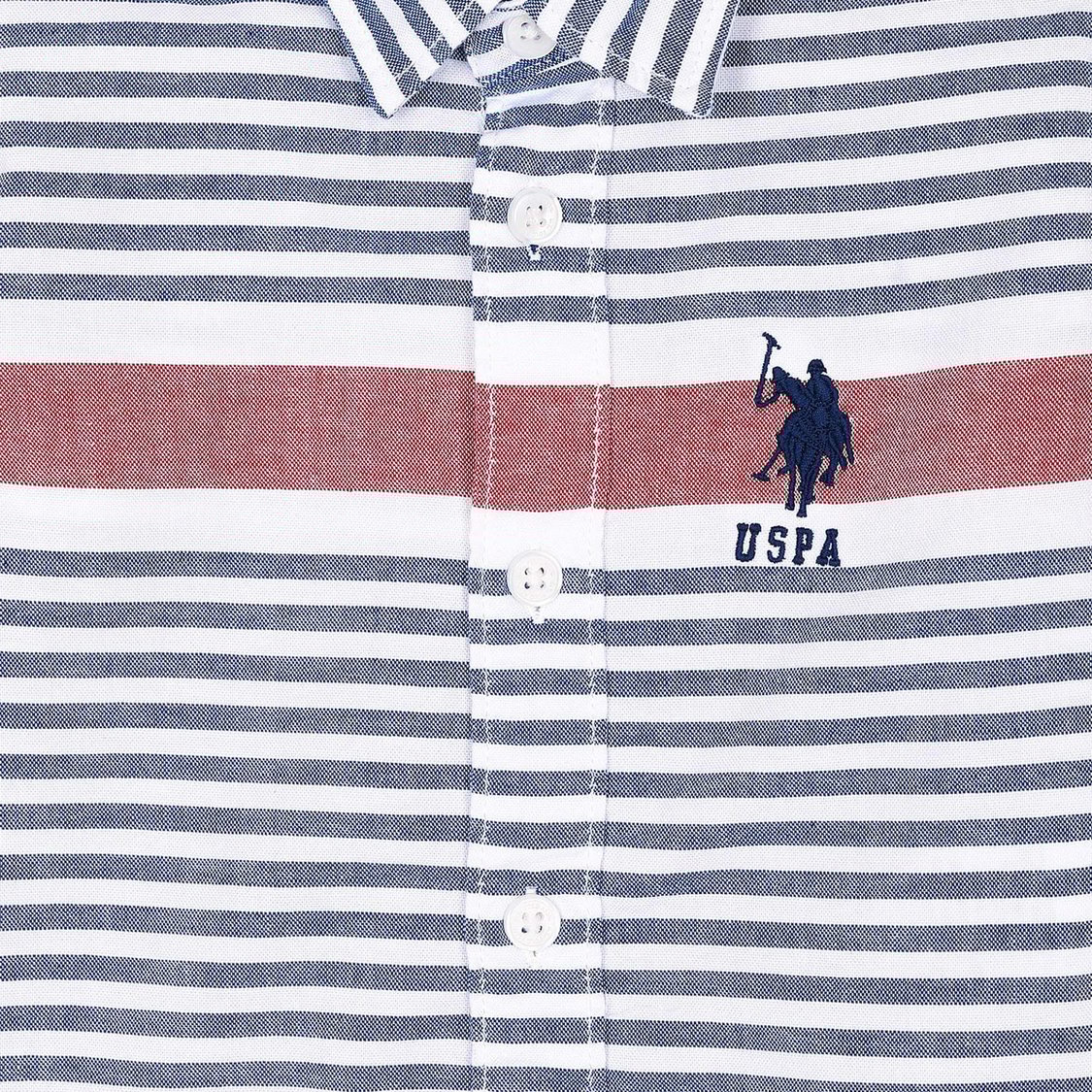 U.S. POLO ASSN. KIDS Boys Striped Shirt