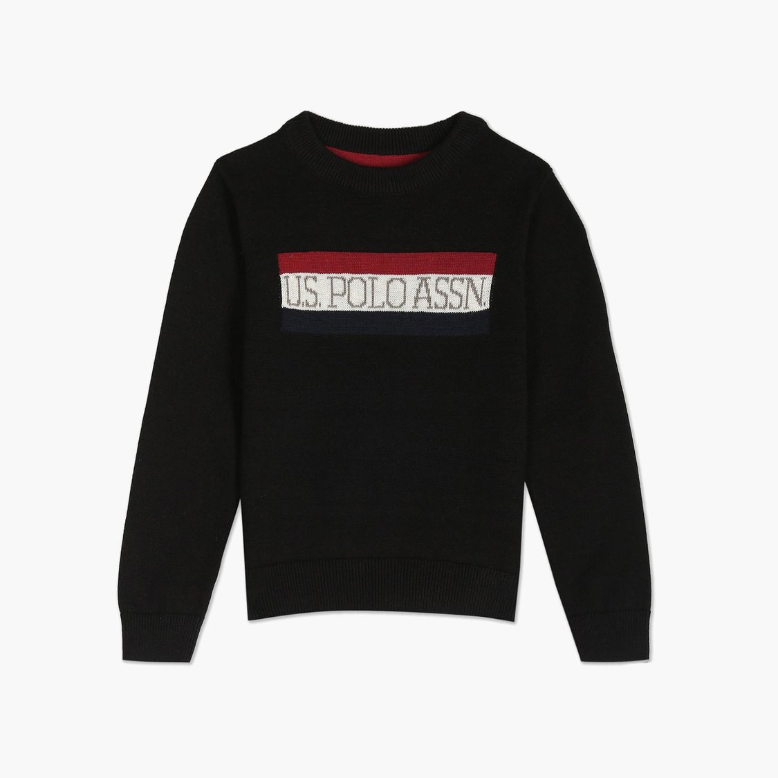 U.S. POLO ASSN. KIDS Boys Woven Sweater
