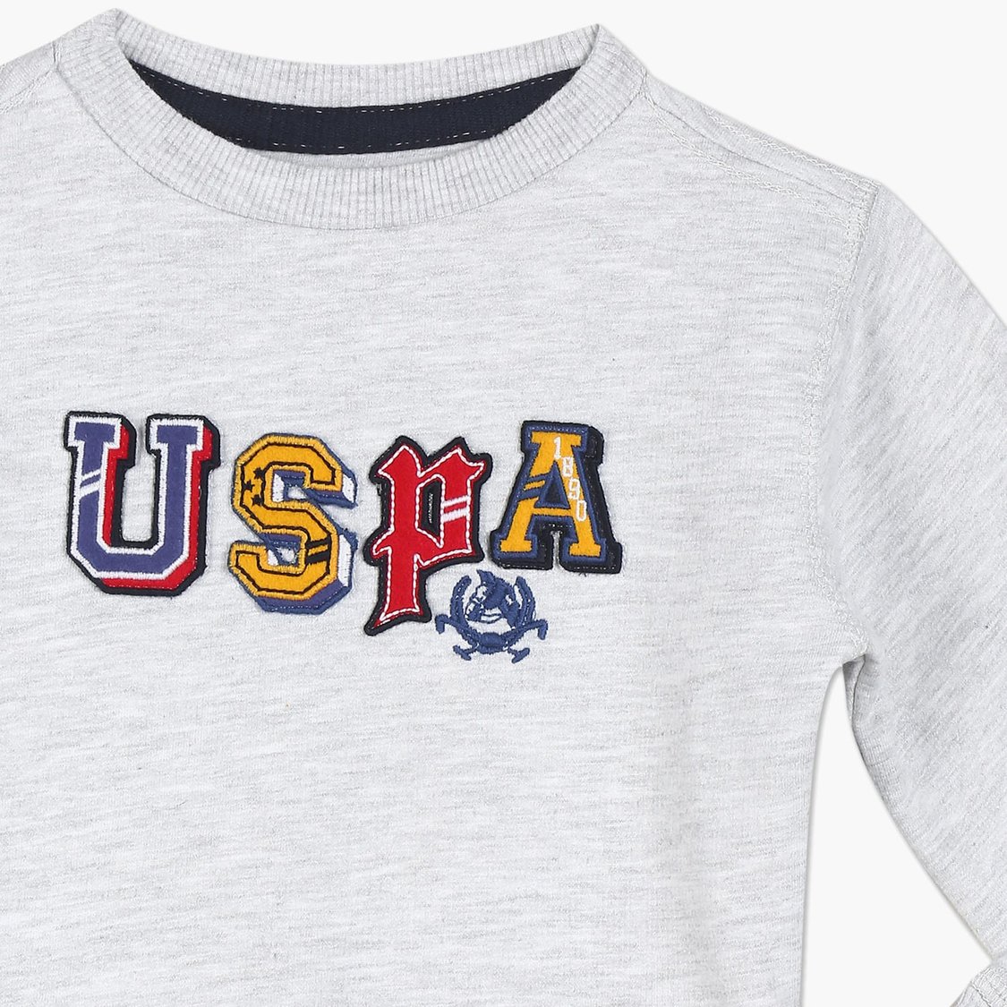 U.S. POLO ASSN. KIDS Boys Applique Logo Sweatshirt