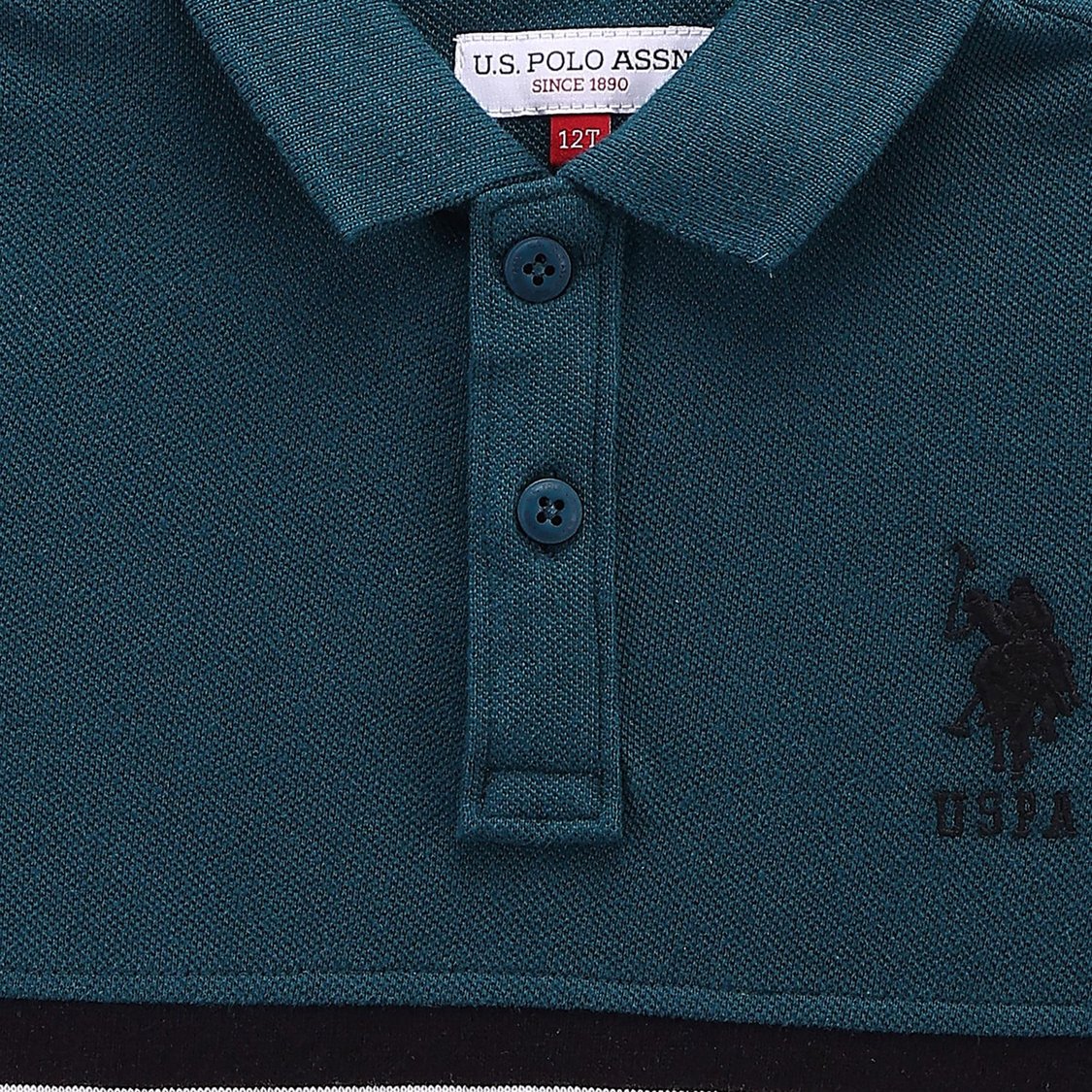 U.S. POLO ASSN. KIDS Boys Printed Regular Fit Polo T-shirt