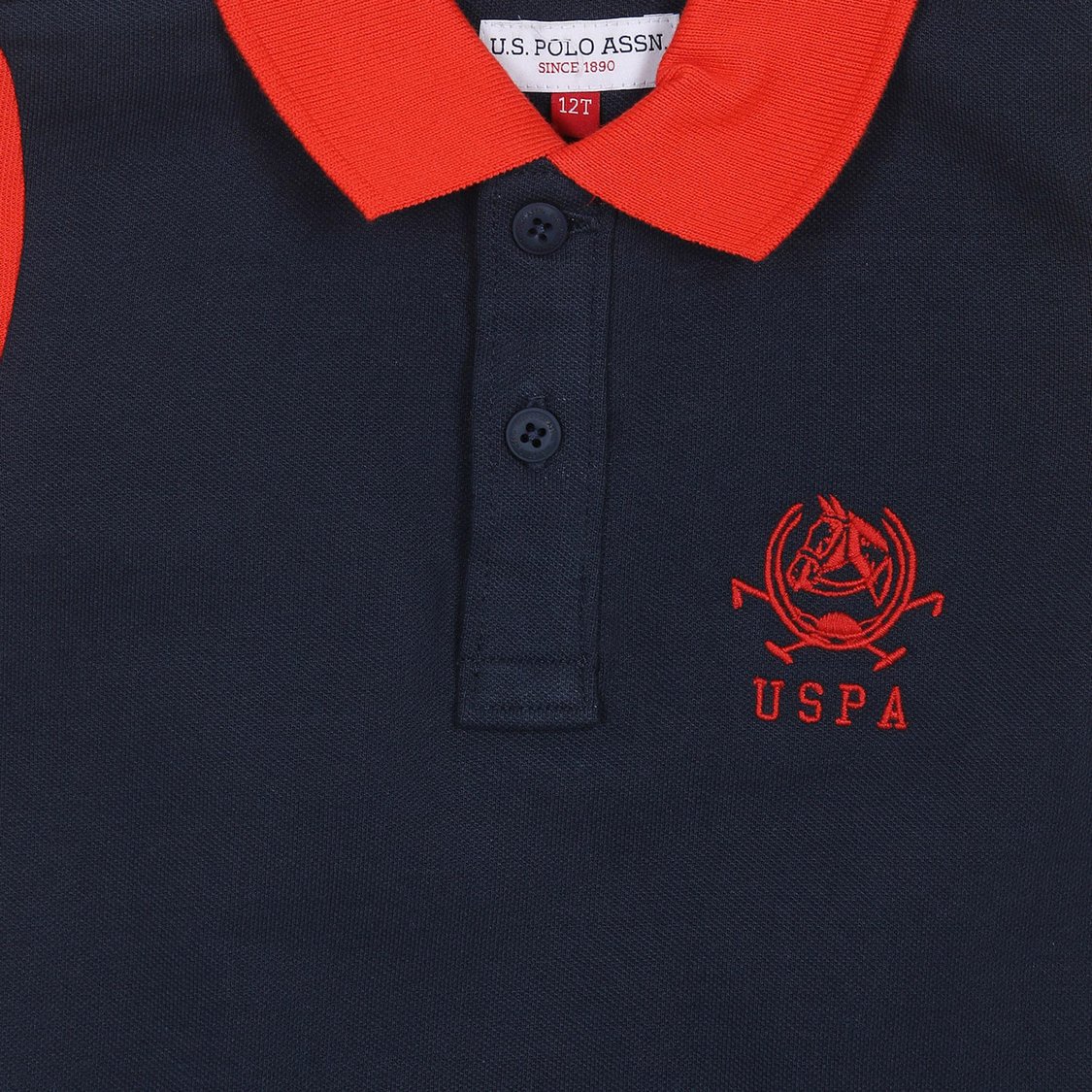 U.S. POLO ASSN. KIDS Boys Colourblocked Polo T-shirt