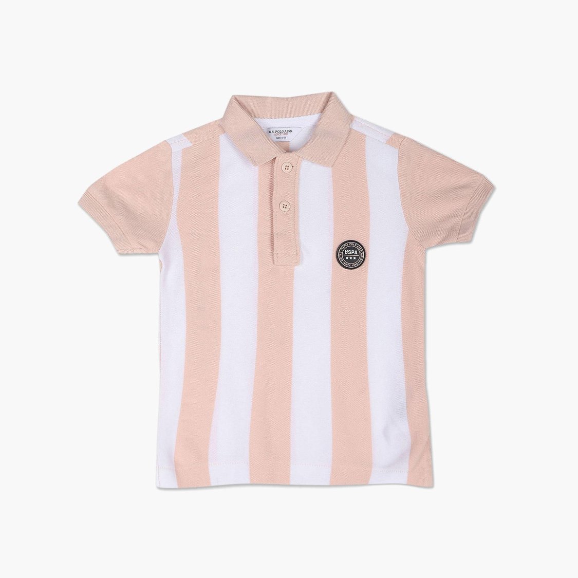 U.S. POLO ASSN. KIDS Boys Striped Polo T-shirt