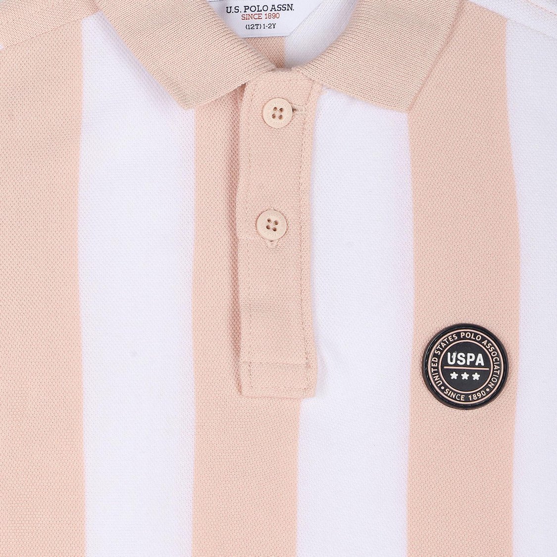 U.S. POLO ASSN. KIDS Boys Striped Polo T-shirt