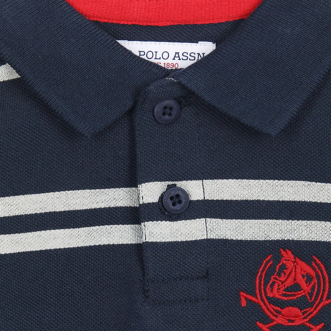 U.S. POLO ASSN. KIDS Boys Striped Polo T-Shirt