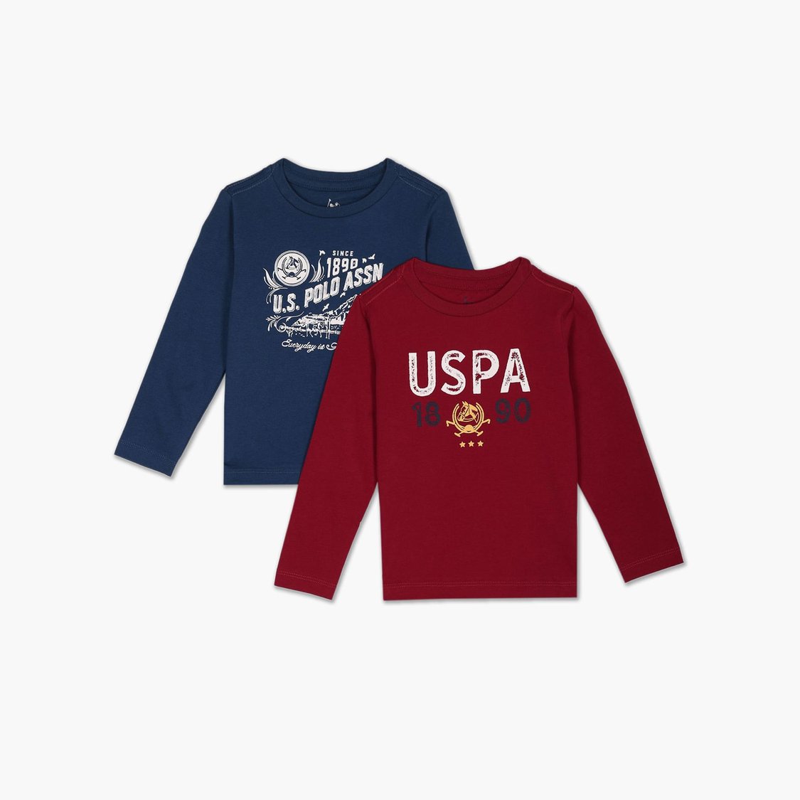 U.S. POLO ASSN. KIDS Boys Printed T-shirt - Pack Of 2