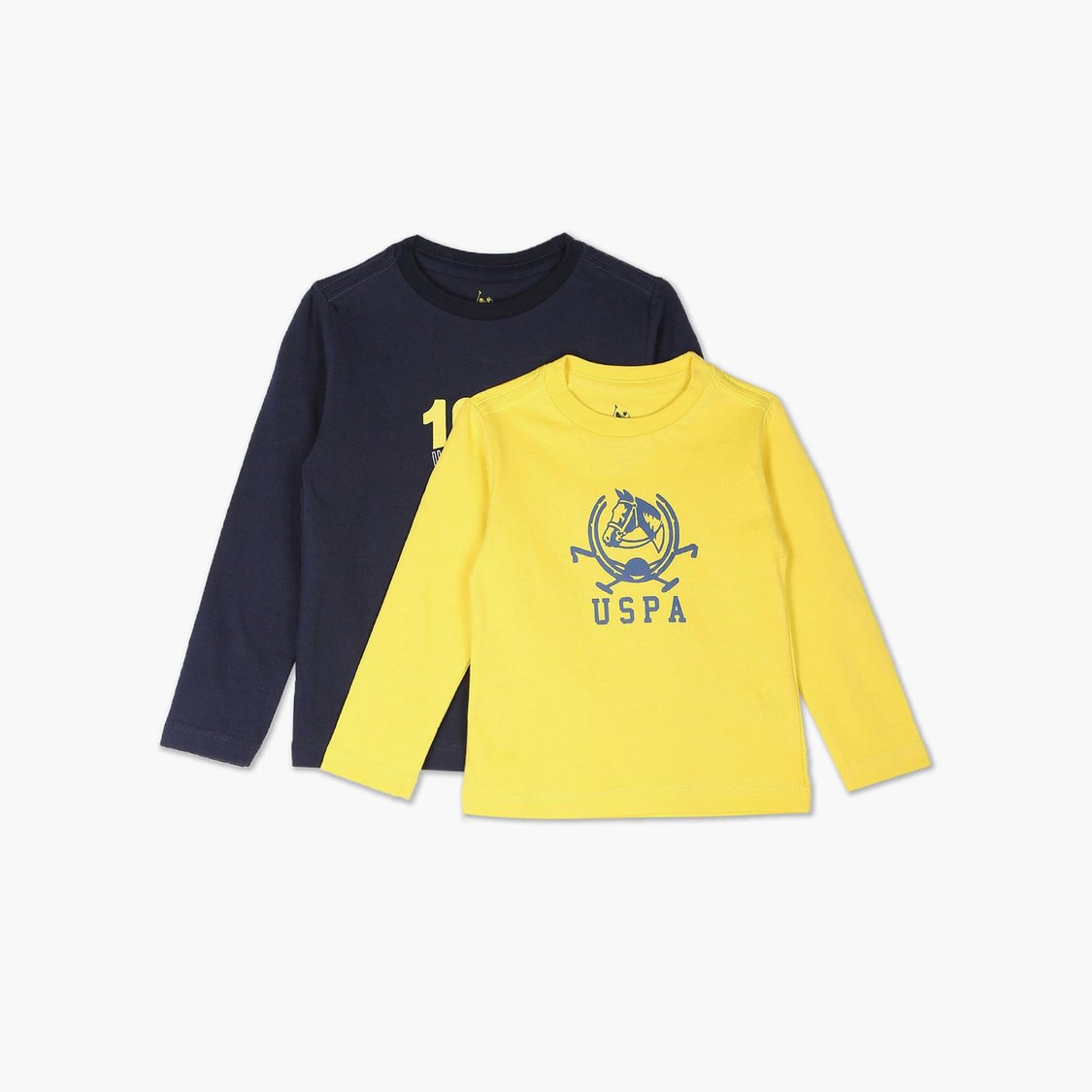 U.S. POLO ASSN. KIDS Boys Printed Regular Fit T-shirt - Pack of 2