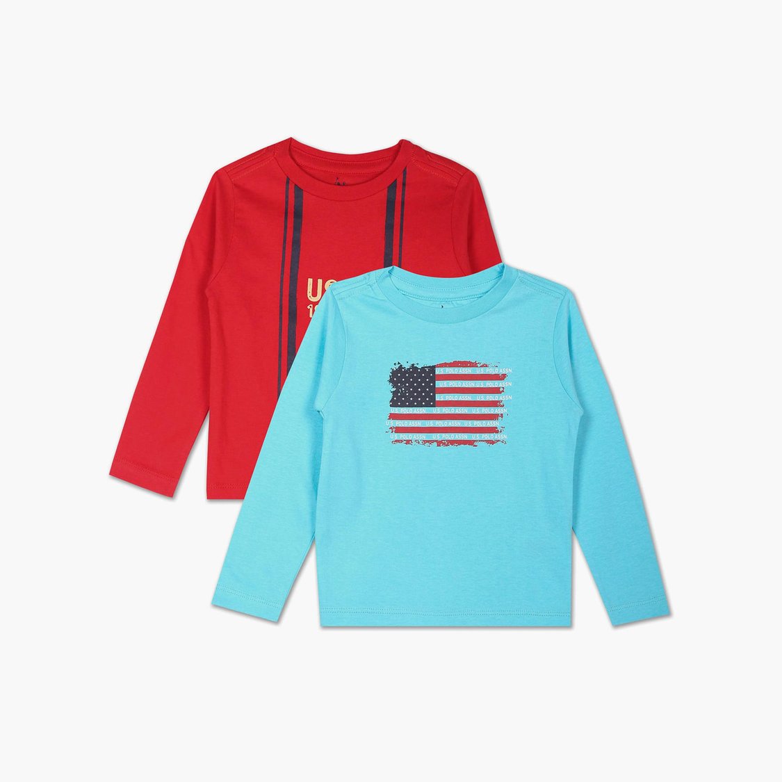 U.S. POLO ASSN. KIDS Boys Printed T-shirt - Pack Of 2
