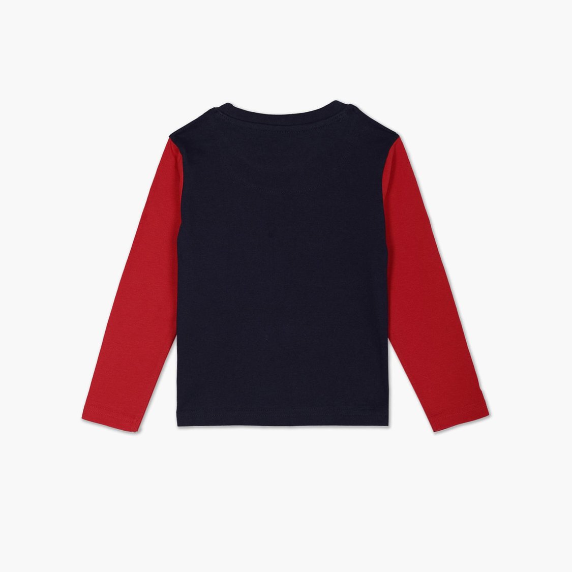U.S. POLO ASSN. KIDS Boys Colourblocked Regular Fit T-shirt