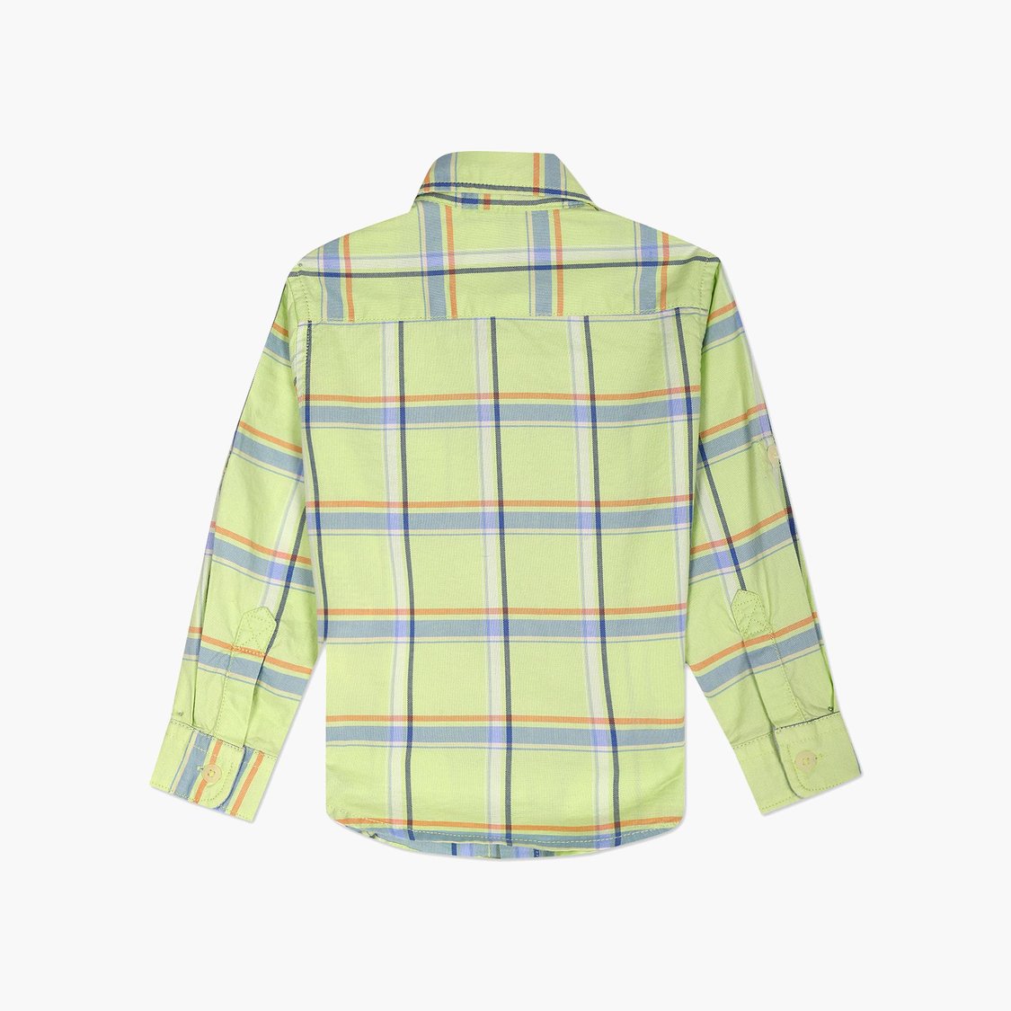 U.S. POLO ASSN. KIDS Boys Checked Dobby Shirt