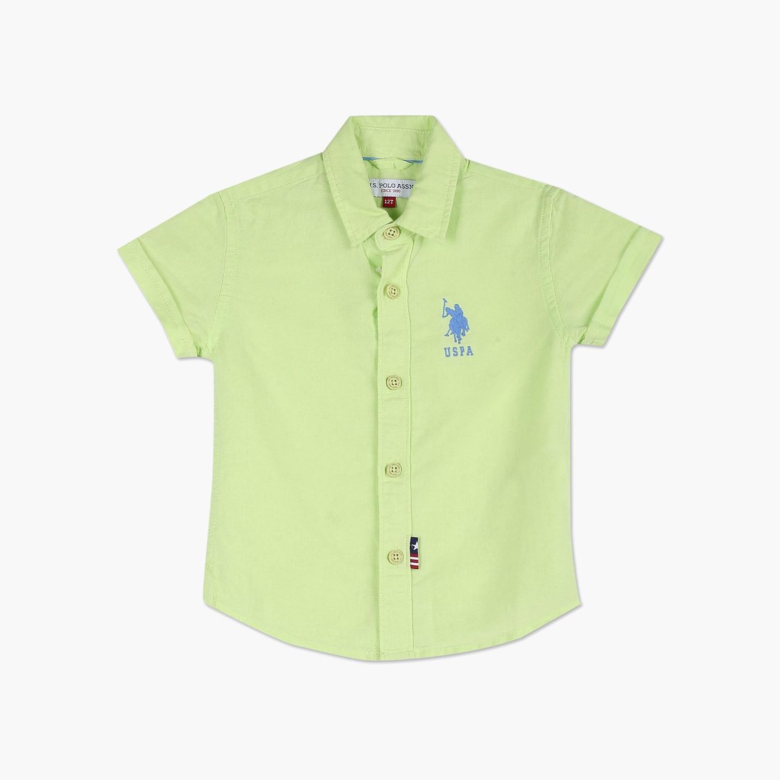 U.S. POLO ASSN. KIDS Boys Solid Casual Shirt