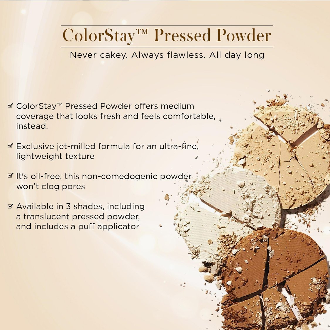 REVLON Medium Deep Colorstay Pressed Powder Softflex