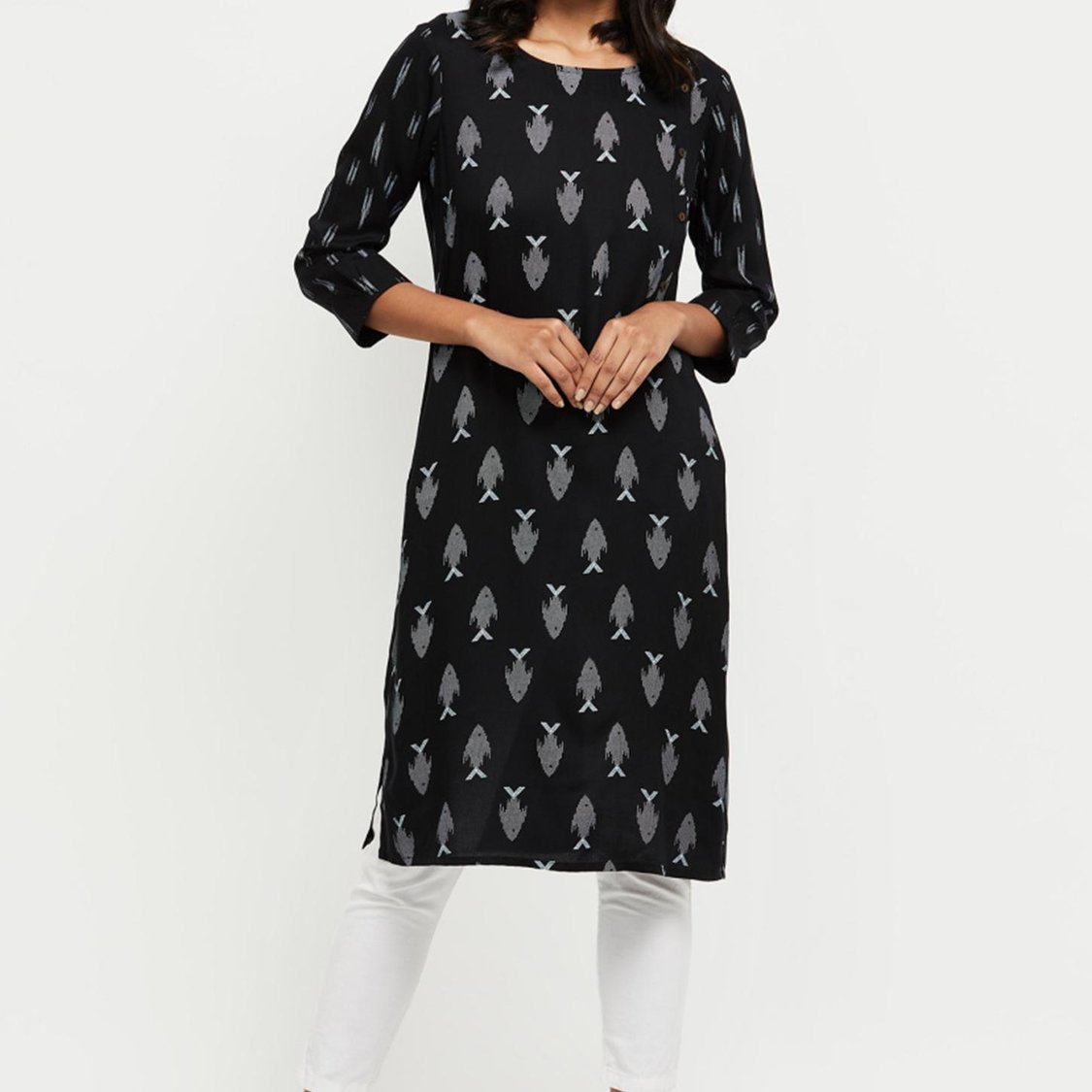 MAX Women Printed Straight Kurta