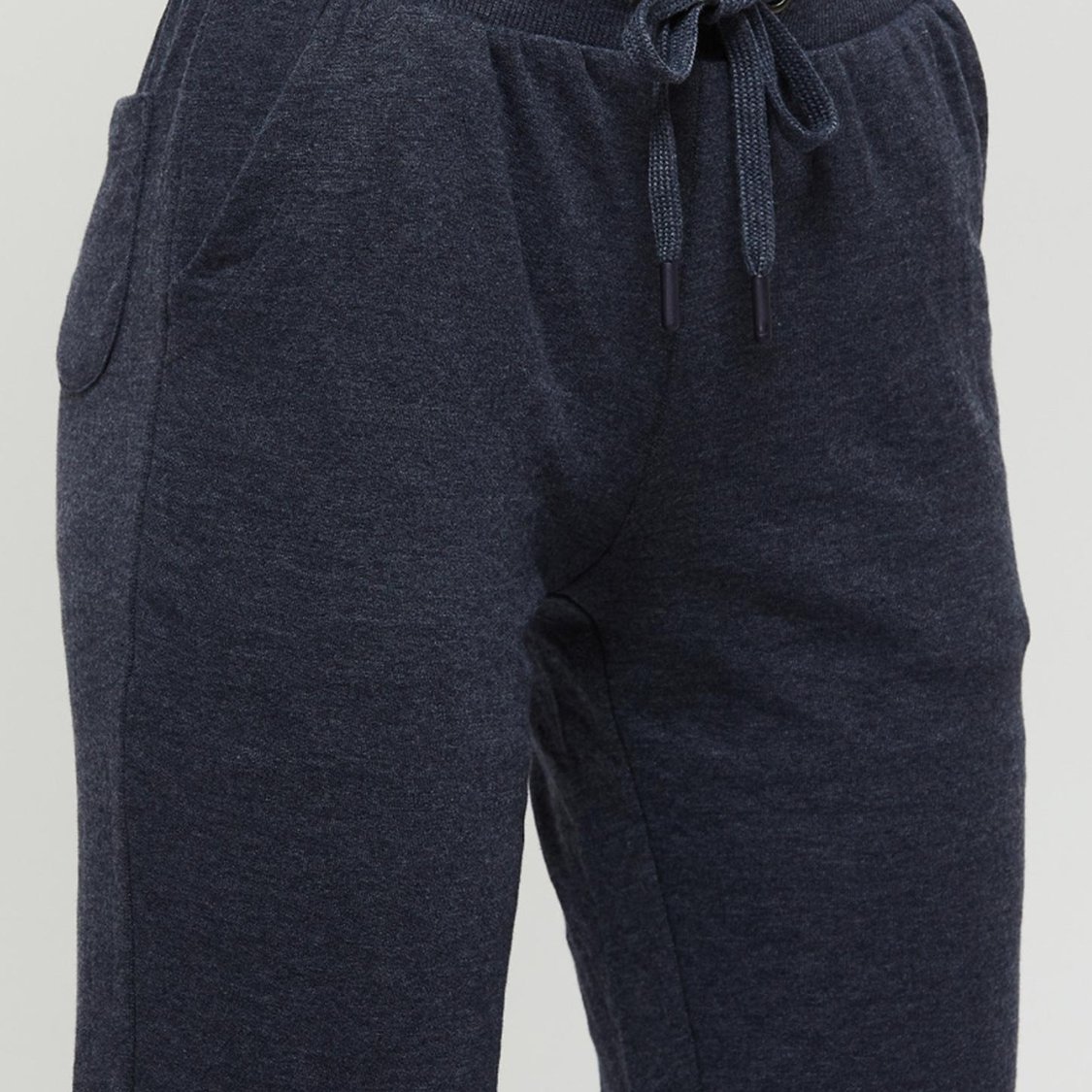 Women Solid Drawstring Waist Track Pants
