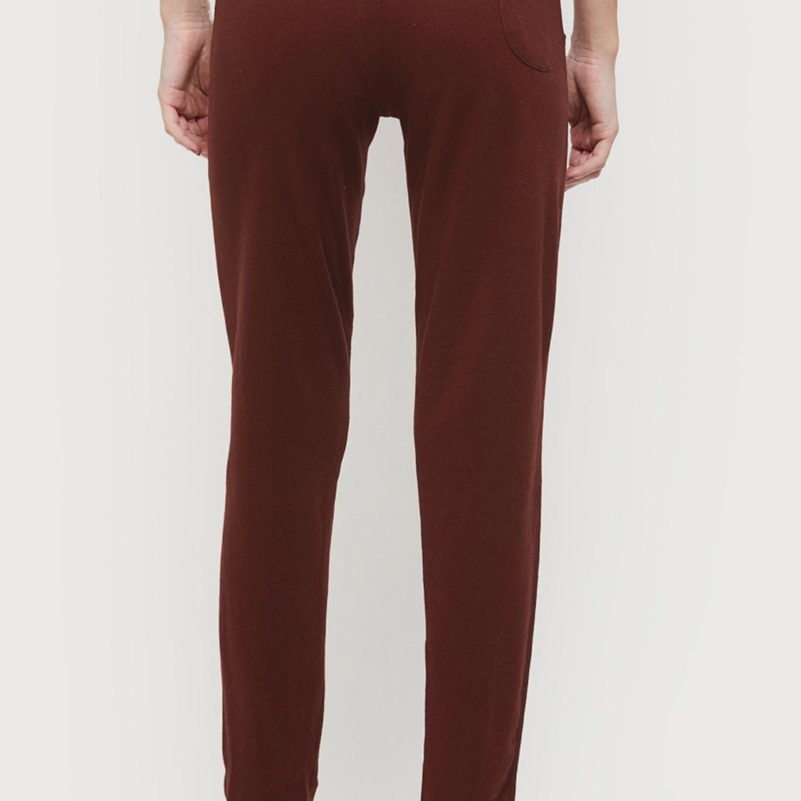 Women Solid Drawstring Waist Track Pants