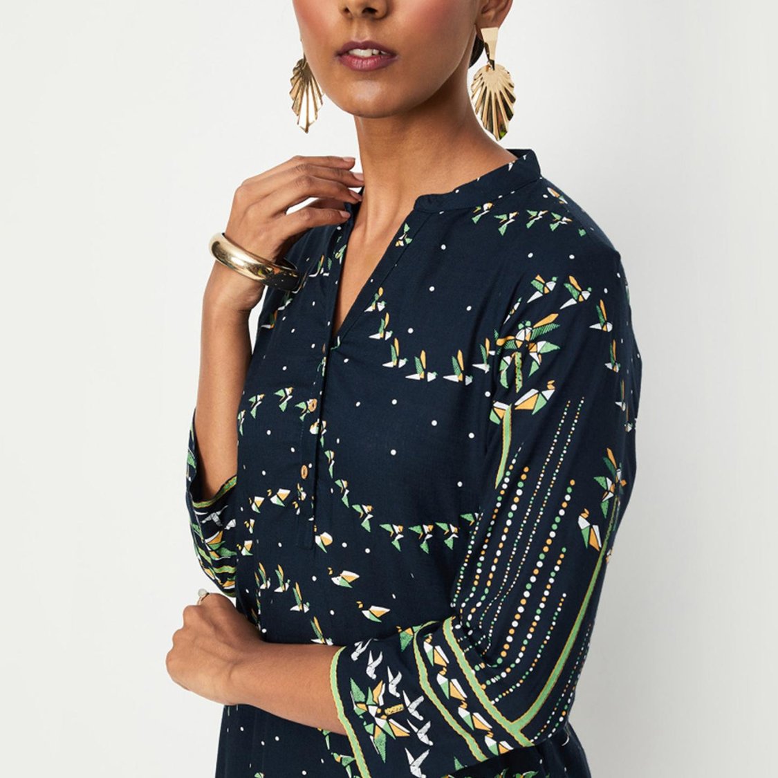 Women Printed Straight Kurta
