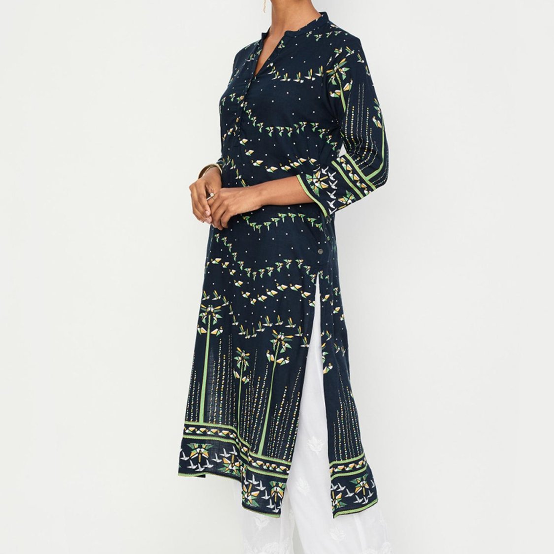 Women Printed Straight Kurta