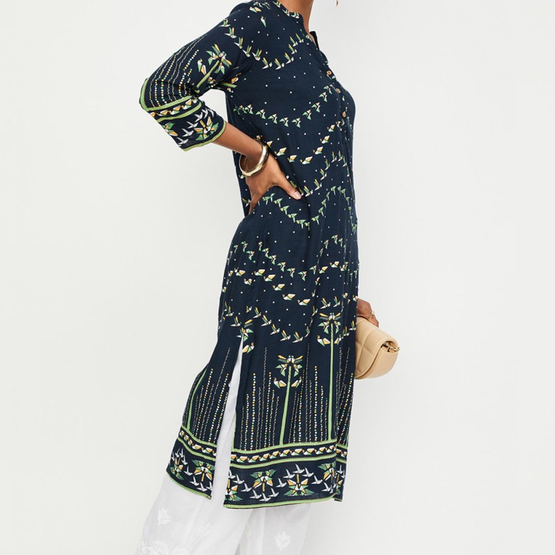 Women Printed Straight Kurta