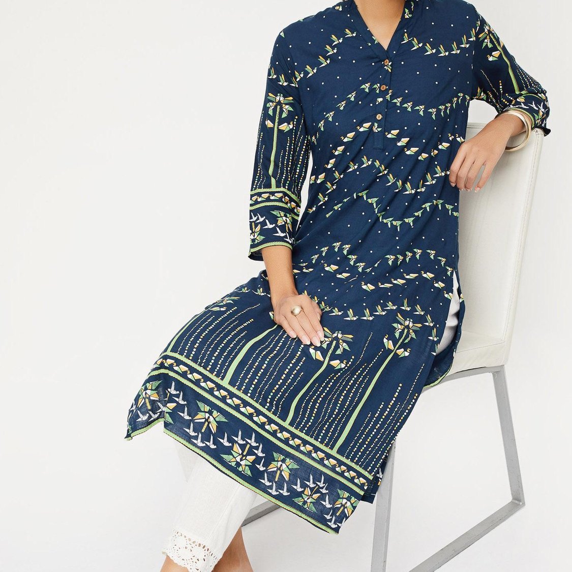 Women Printed Straight Kurta