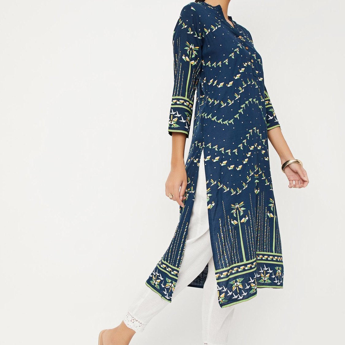 Women Printed Straight Kurta