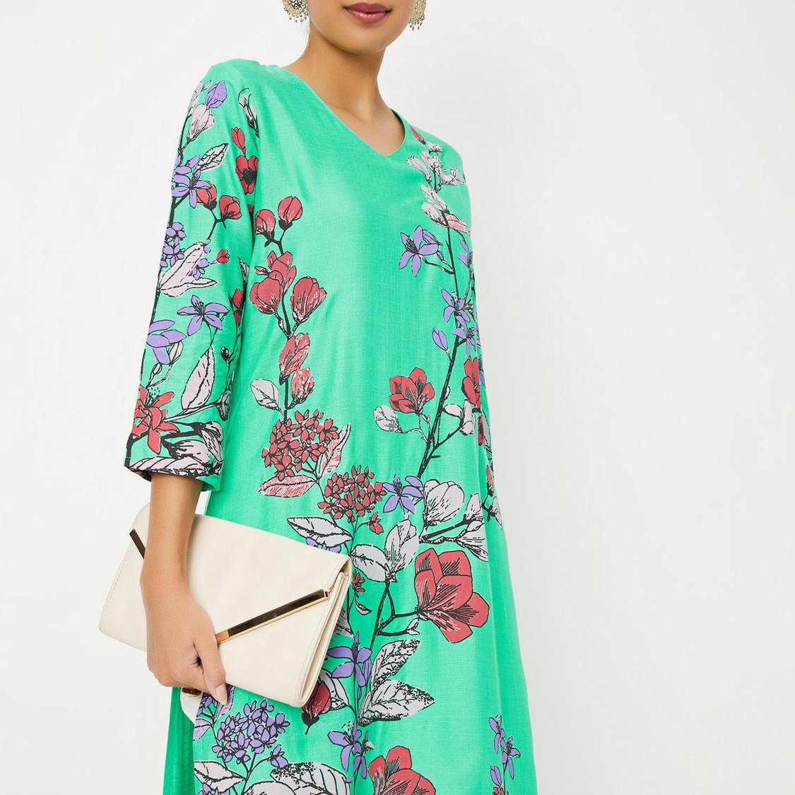 Women Printed Straight Kurta