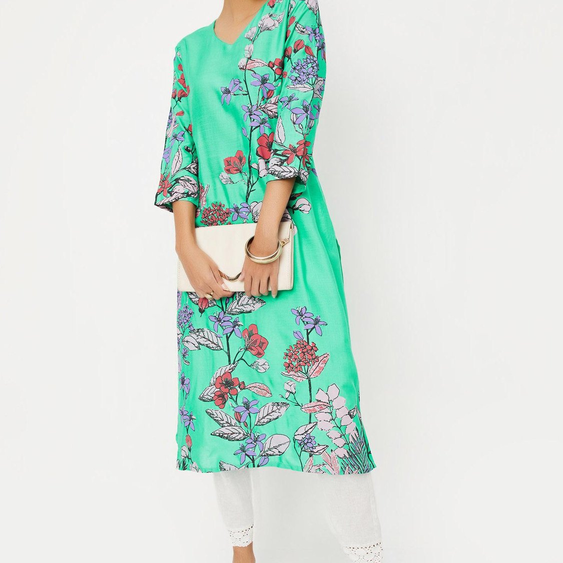 Women Printed Straight Kurta